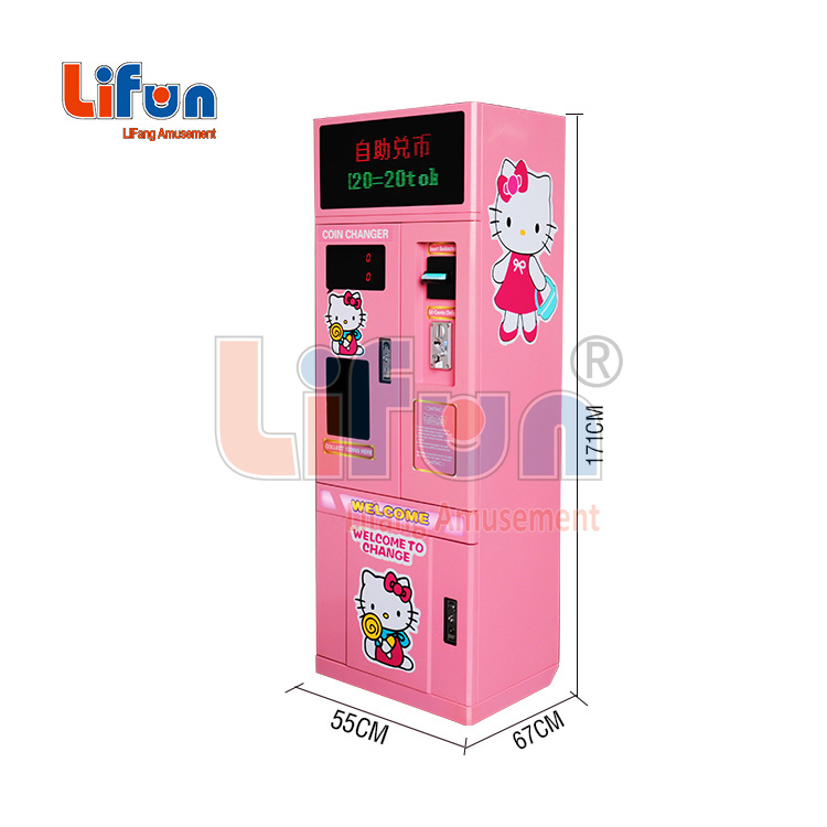 Intelligent Coin Vending Machine For Kids With HD LCD display-Hello Kitty 
