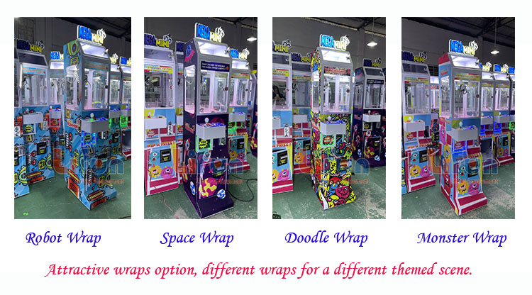 2-wraps for Mega Mini Claw Machine